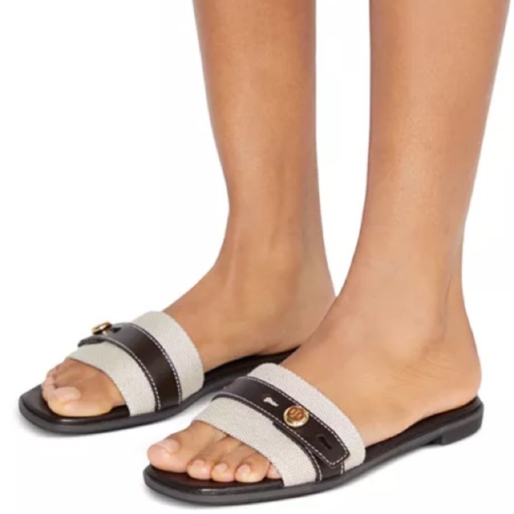Tory Burch  Romy Slides, SIZE 8 US